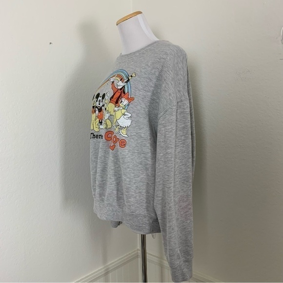 Disney pullover Boyfriend Crew neck sweatshirt Women’s Size XXL Mickey Mouse - Picture 13 of 14